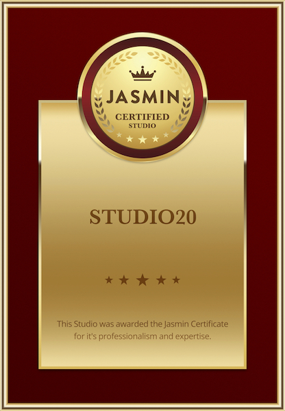 Studio 20, the first Gold Jasmin Certified live cam studio in the world